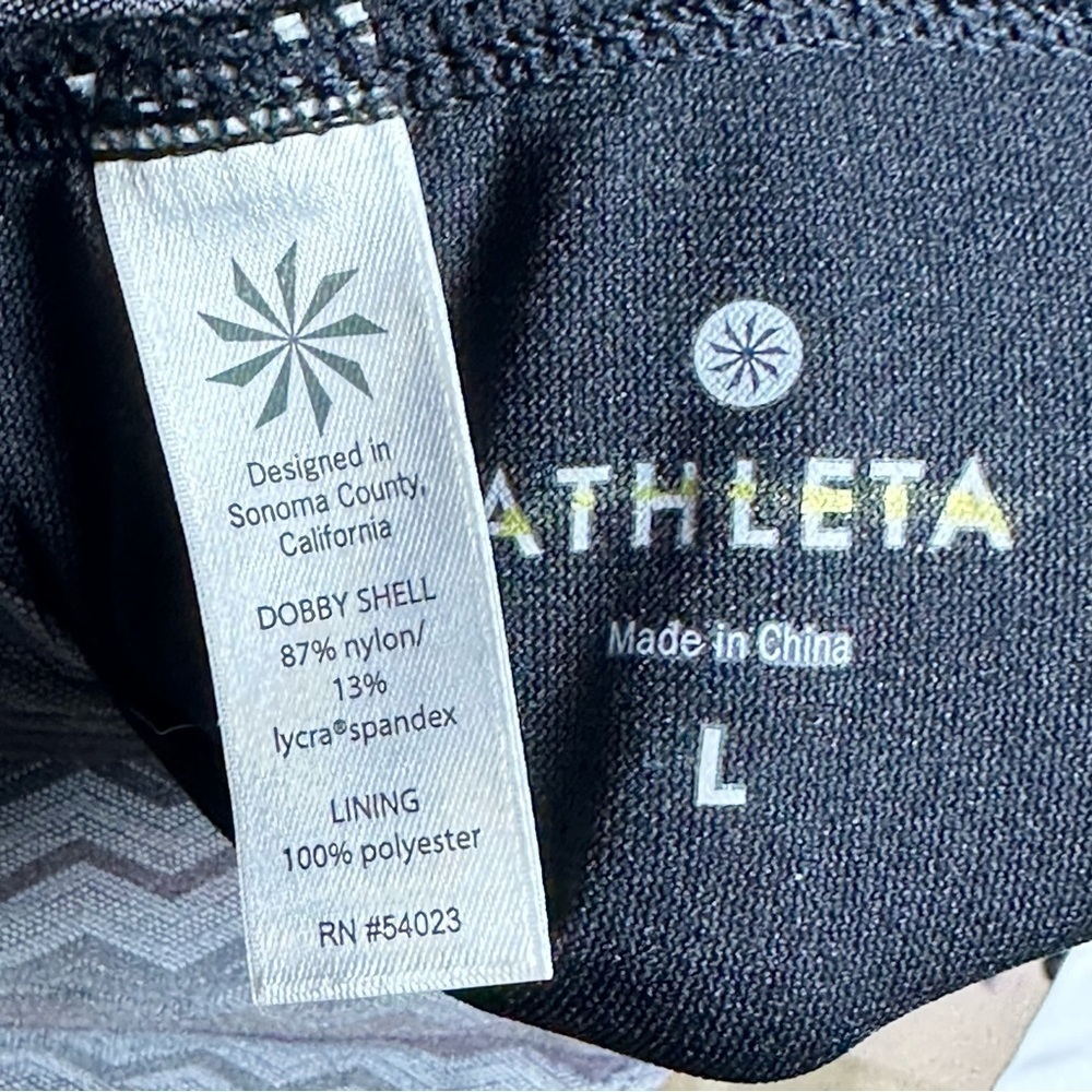 Athleta Jacquard Side Tie Multicolor Print Swim Bikini Bottom NWT Size Large - Picture 4 of 8